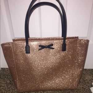 Rose gold Kate Spade tote